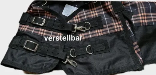 1200 Denier Regendecke / Outdoordecke Braun Karo ohne F�llung =0 Gramm Baumwoll Lining ! 65 70 75 80 85 90 95 100 cm R�ckenl�nge