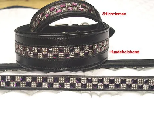 Strass Stirnband Stirnriemen Lila Silberfarben Strass NUR NOCH Gr. VB
