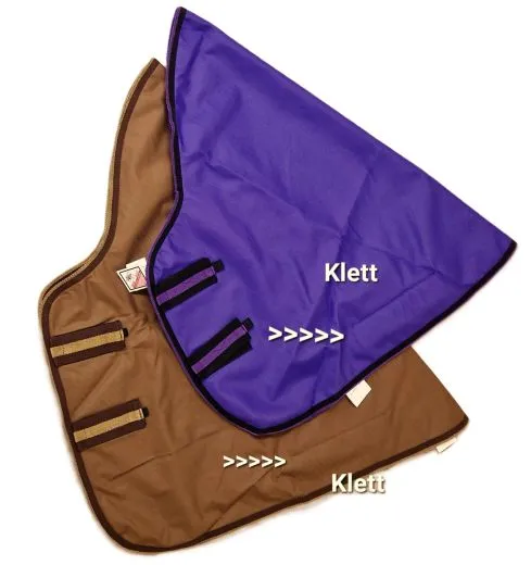 NUR Halsteil Fleece Futter 135-145 / 155-165 cm Hals f�r Regendecke doppel KLETT Funktion