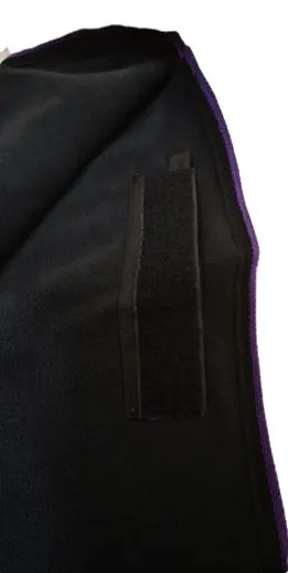 NUR Halsteil Fleece Futter 135-145 / 155-165 cm Hals f�r Regendecke doppel KLETT Funktion