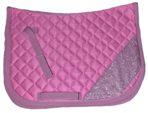 Glitzer Schabracke Sunny Rosa Hellblau Lila NUR Gr. Minishetty 46/34 cm Baumwollen Falabella Minipony Satteldecke kleine Pl�schpferd