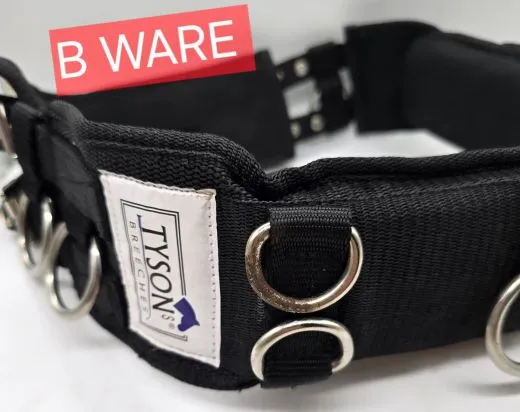 B WARE Longier Gurt 16 Ringe f. Doppellonge geeignet Minishetty Shetty~ Pony Longiergurt Schwarz B WARE