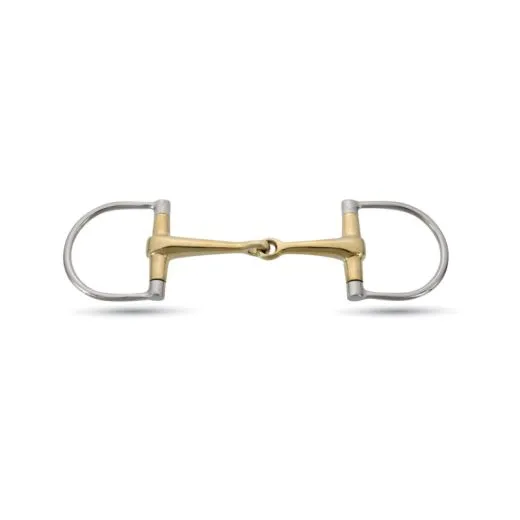 D Ring Eggbut Gebiss einfach gebrochern 15,5 16,5 17,5 Kaltblut �bergr��e ernonomisch