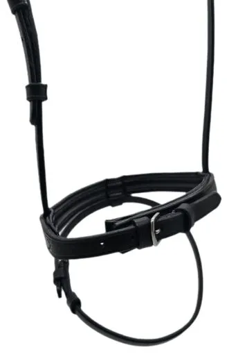 Reithalfter Gr. Minishetty Shetty Welsh Leder enlisch kombiniert Schwarz Minipony Falabella schmal