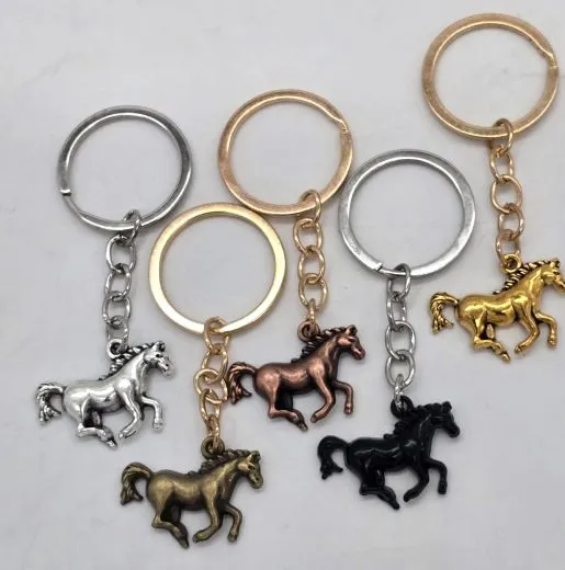 Schl�sselanh�nger Pferd Galopp Silber, Gold, Bronze Farben , Braun Schwarz Anh�nger Gl�cksbringer