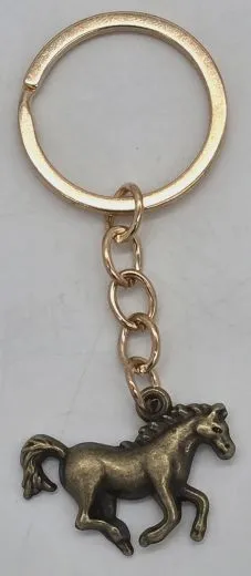 Schl�sselanh�nger Pferd Galopp Silber, Gold, Bronze Farben , Braun Schwarz Anh�nger Gl�cksbringer