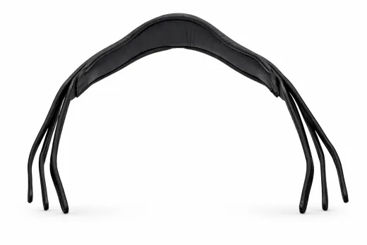 Tosca Anatomisches Genickst�ck Leder Ohrenfreiheit f�r Trensen. Gepolstert, druckentlastend Gr��en VB, WB, X-Full Schwarz Tosca