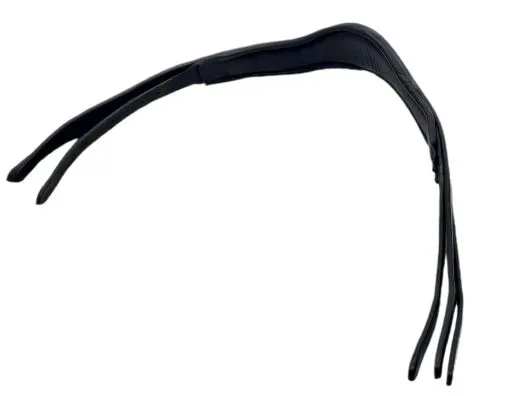 Tosca Anatomisches Genickst�ck Leder Ohrenfreiheit f�r Trensen. Gepolstert, druckentlastend Gr��en VB, WB, X-Full Schwarz Tosca