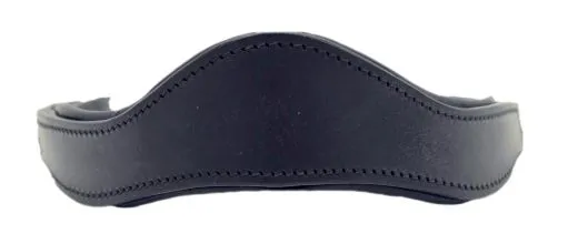 Tosca Anatomisches Genickst�ck Leder Ohrenfreiheit f�r Trensen. Gepolstert, druckentlastend Gr��en VB, WB, X-Full Schwarz Tosca