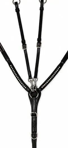Vorderzeug Stella Sterne Leder Minishetty Shetty Welsh Hilfsz�gel Ledervorderzeug Pony