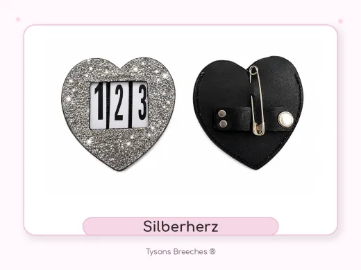 Kopfnummern Kopfnummer klein Minishetty Shetty 1 Set = 2 St�ck Glitzer Strass Startnummer Startnummern Turnier