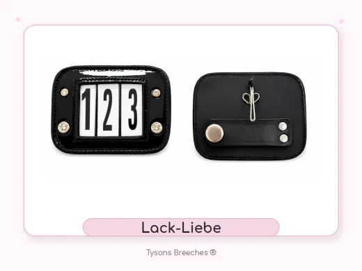 Kopfnummern Kopfnummer klein Minishetty Shetty 1 Set = 2 St�ck Glitzer Strass Startnummer Startnummern Turnier
