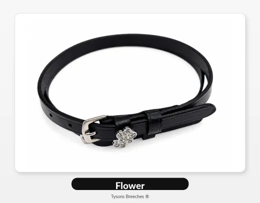Sporenriemen Leder Sporen Ledersporenriemen Leder Glitzer Blau Schwarz Gold Silber