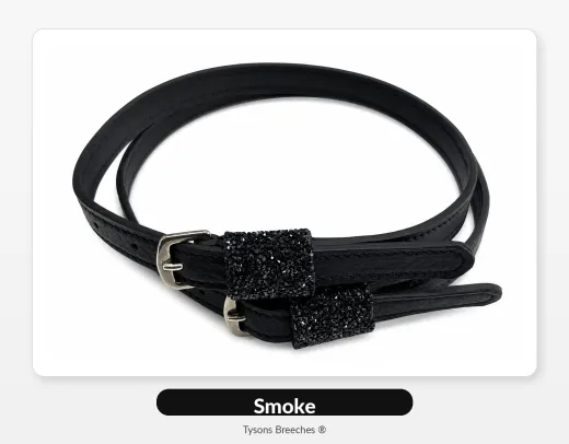 Sporenriemen Leder Sporen Ledersporenriemen Leder Glitzer Blau Schwarz Gold Silber