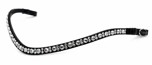 Aurora Stirnrimen Stirnband XFull XX F Kaltblut Glitzer 45 / 50 cm Hot Fix Strass