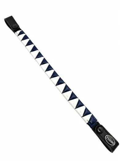 Retro Stirnriemen Stirnband Dreiecke Rot oder Blau Wei� VB WB XFull XX Full Kaltblut Retrostirnriemen Dreiecks-Design