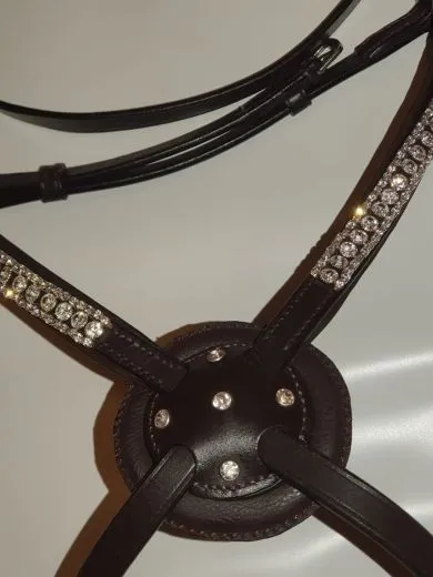 Mexikanisches Reithalfter Trense  DEISTER Leder Pony VB WB X Full Glitzer Springer Schwarz o Braun ab 69�