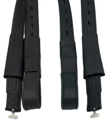 Mono Steigb�gelriemen 45-65 50-70 cm Braun Schwarz Leder Webbers Riemen N O