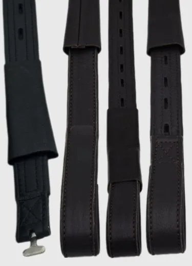 Mono Steigb�gelriemen 45-65 50-70 cm Braun Schwarz Leder Webbers Riemen N O