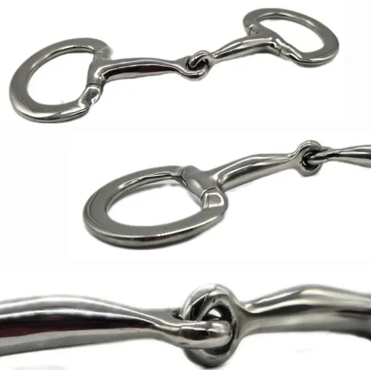 Gebiss einfach gebrochen D Ring 7,0 7,5 8,0 8,5 9,0 9,5 10,0 10,5 11,0 11,5 Minishetty Shetty St�rke ~ 1,4 cm