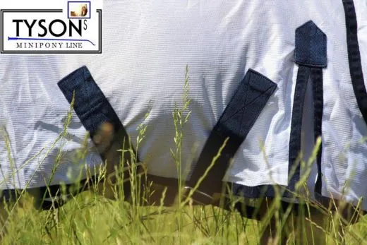 Fliegendecke wei� mit Halsteil, abnehmbar Netz 55 65 70 75 80 85 90 95 100 110 cm