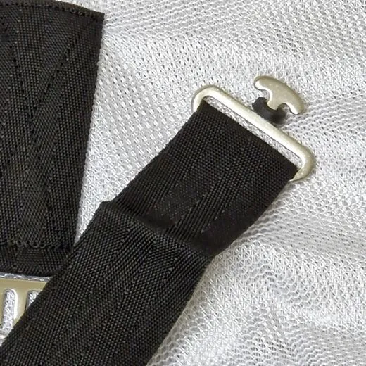 Fliegendecke wei� mit Halsteil, abnehmbar Netz 55 65 70 75 80 85 90 95 100 110 cm