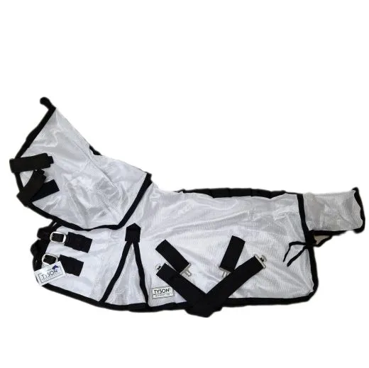 Fliegendecke wei� mit Halsteil, abnehmbar Netz 55 65 70 75 80 85 90 95 100 110 cm