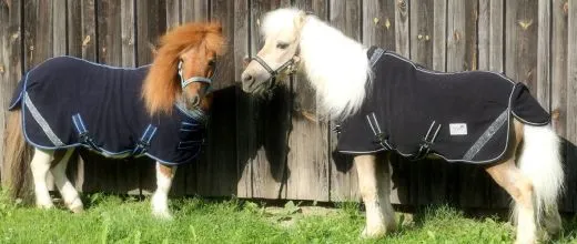 Abschwitzdecke Warakass Glitzer Blau Schwarz 60 65 70 75 80 85 90 95 100 cm Rckenlnge