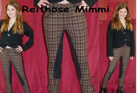 Kinder Vollbesatz Reithose Mimi Braun 128 140 152 164 176