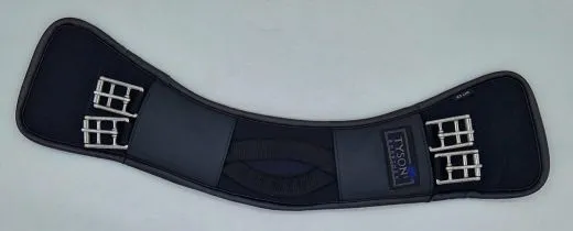 Kurzgurt Geleinlage Mondgurt MIT Lastik Verschnallung 45 50 55 60 65 70 75 80 85 90cm Schwarz o Braun