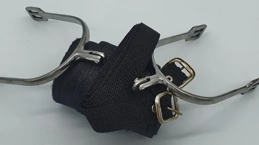 R�dchensporen kleines Rad Sporen Rostfrei Riemchen gratis dazu