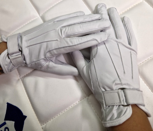 Super Soft Leder Reithandschuhe Wei Schwarz Handschuhe  S M L  6,0 7,5 8,0  Schwarz = B - WARE Nappa