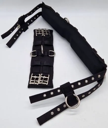 Longiergurt 16 Ringe f. Doppellonge geeignet Pony VB WB Neopren Gurt