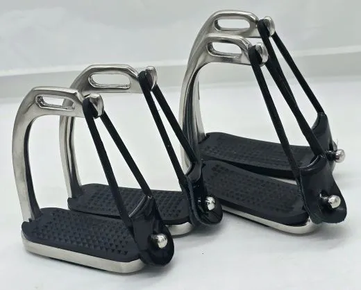 Steigbgel Sicherheitssteigbgel Gummisicherung 10 oder 12 cm Steigbgel 1 Paar = 2 Stck Kinder Kindersteigbgel