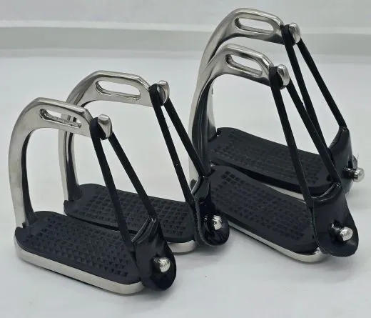 Steigb�gel Sicherheitssteigb�gel Gummisicherung 10 oder 12 cm Steigb�gel 1 Paar = 2 St�ck Kinder Kindersteigb�gel