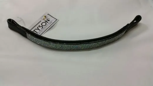 Stirnband Leder Rainbow super Glitzer Pony VB WB Stirnriemen B WARE gerade