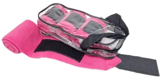 Bandagen Fleece Minishetty Rosa/ Pink Hellblau Lila Rot Orange 1 Meter