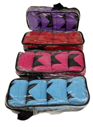 Bandagen Fleece Minishetty Rosa/ Pink Hellblau Lila Rot Orange 1 Meter