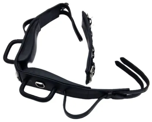 Leder Volti Gurt Voltigiergurt f�r Holzpferd geeignet Leder 2 Fu� Schlaufen SEHR STABIL