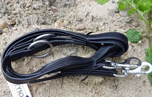 Nubuk Leine Pu Kunstleder Leine 2 cm London / Cognac Vegan Hundeleine Kunstleder REST RAUS !