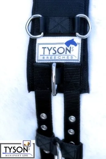 Longiergurt Longier Gurt 16 Ringe f. Doppellonge geeignet Minishetty / Shetty nur 10 cm Schwarz