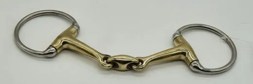 D Ring Gebiss doppelt gebrochen Argentan 14,5 15,5 16,5 17,5 18,5 cm