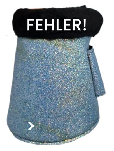 SET Sunny Schabracke Hufglocken Bandagen Glitzer Minishetty / Shetty Hellblau Rosa Lila