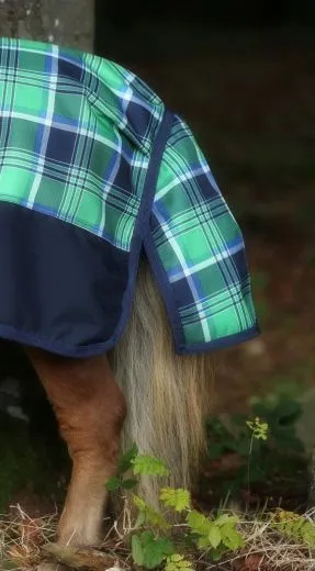 1200 D Gr�n Karo Winterdecke Regendecke 200 Gr. 65 70 75 85 90 95 100 cm R�ckenl�nge Thermodecke Weidedecke