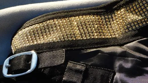 Stalldecke 150 Gr. SOLO GLITZER Braun o Schwarz GOLDI 60 70 80 90 100 110 cm