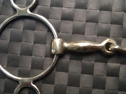 4 Ring Gebiss 12,5 13,5 cm einfach gebrochen B WARE Einzelst�cke hoher Anzug