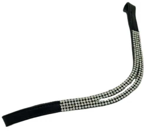 Stirnband Diadem Glitzer Minishetty / Shetty Falabella Glitzer Stirnriemen 30 / 32 cm