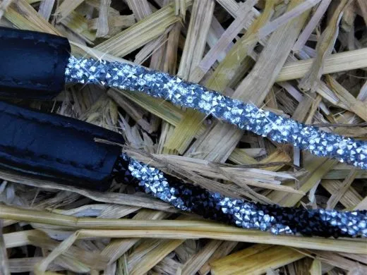 Stirnband NICE Glitzer Minishetty Falabella 2 Farben Stirnriemen Stirnriemen