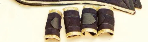 Antik Barock Samt Schabracke SET Beauty + Bandagen Show Shetty EINZELSET