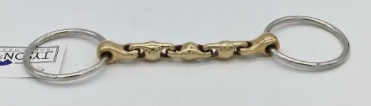 Kugelgebiss Wassertrense Waterford Gebiss 12,5 13,5 14,5 Argentan 4 fach gebrochen